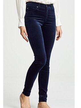Levi's Navy Velvet Skinny Jeans size 32 x 30